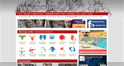 Desktop Screenshot of horoscopodehoy.com